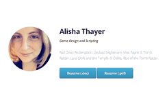 Desktop Screenshot of alishathayer.com