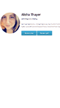 Mobile Screenshot of alishathayer.com